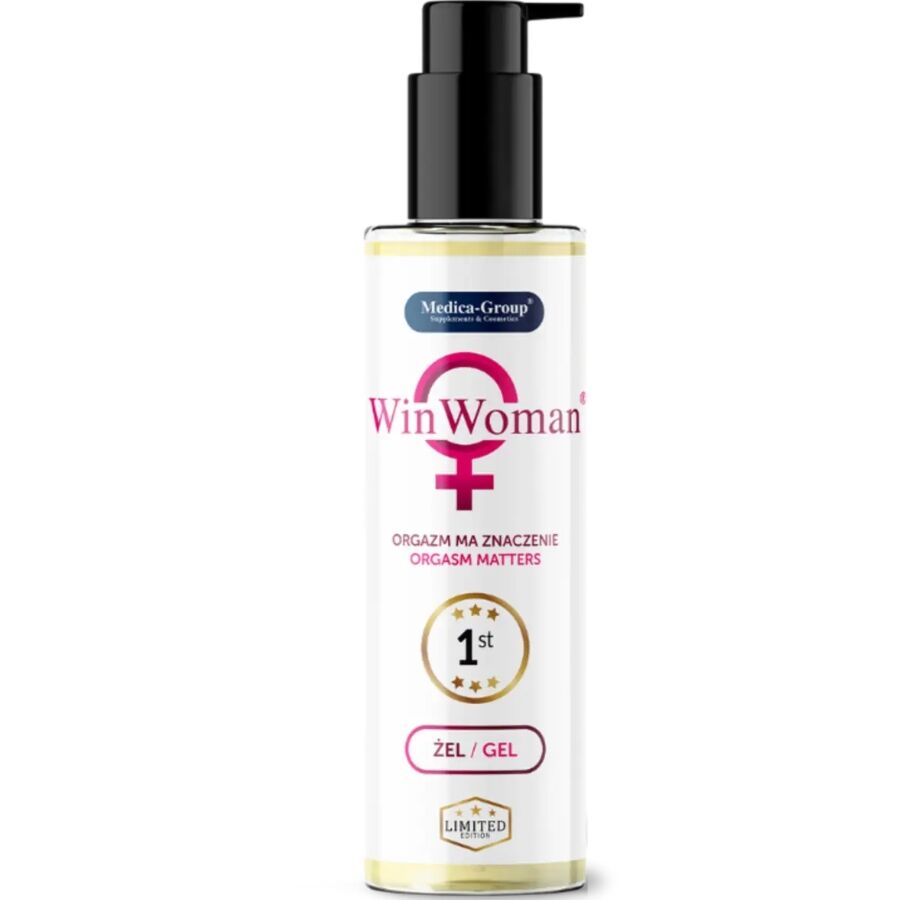 Gel intimo femminile Win Woman di MEDICA GROUP, 150 ml, con formula delicata per l'igiene intima femminile.