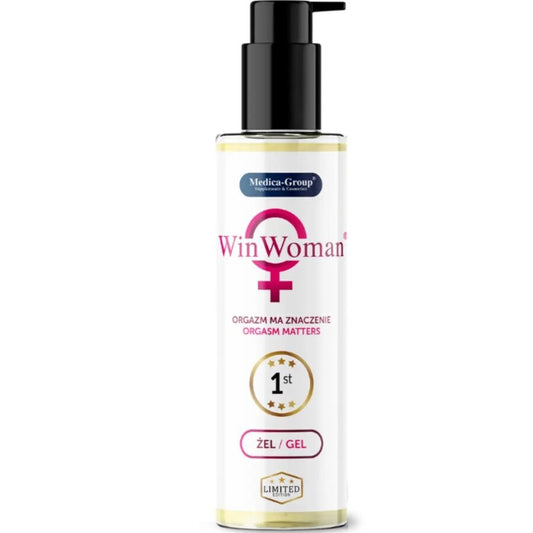 Gel intimo femminile Win Woman di MEDICA GROUP, 150 ml, con formula delicata per l'igiene intima femminile.