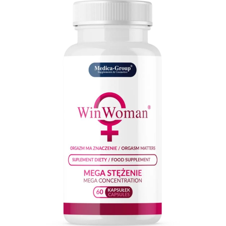 Capsule di MEDICA GROUP Win Woman Libido Enlargement, confezione da 60 capsule, con integratori per il benessere femminile