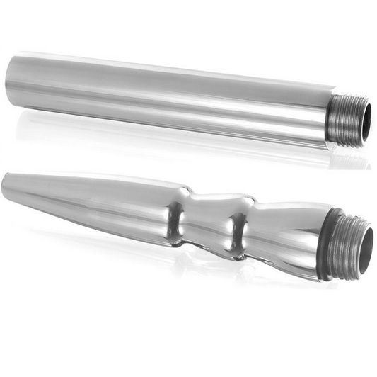 Set di 5 strumenti in metallo Hard per pulizia vaginale e anale, prodotto METAL HARD, con dettagli e finiture robuste.