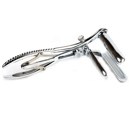 Speculo anale triplo METAL HARD, giocattolo erotico in metallo con tre anelli, per stimolazione e piacere.