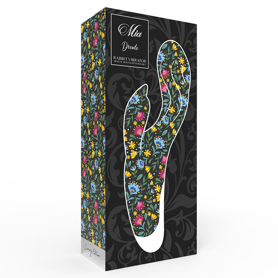 Vibratore blu turchese MIA DRESDE, design elegante e compatto, con superficie liscia e dettagli raffinati per piacere personale.