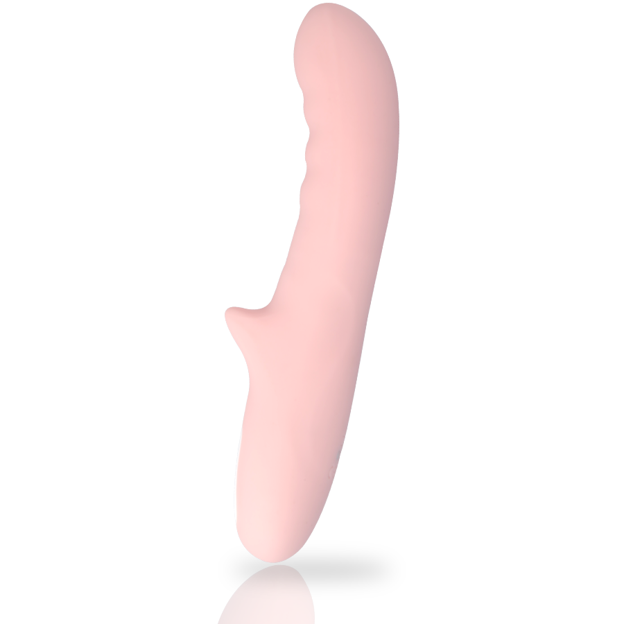 Vibratore rotatore rosa MIA Pisa con design elegante e funzionale, ideale per stimolazione e piacere personale.