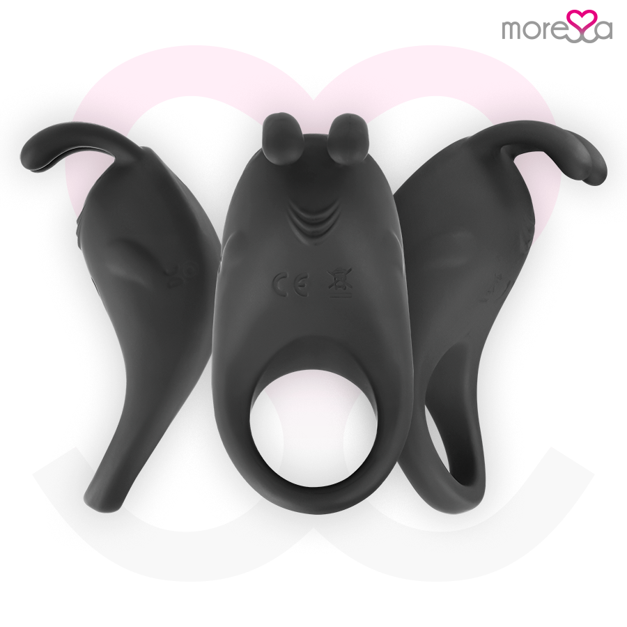Brad premium in silicone ricaricabile MORESSA di colore nero, resistente e durevole, ideale per uso professionale e personale.