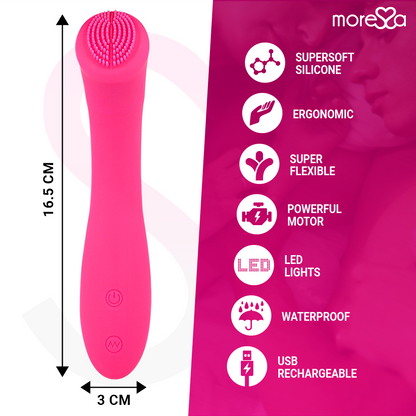 Penna ricaricabile MORESSA Celso Premium in silicone, con design ergonomico e superficie liscia, visibile in immagine