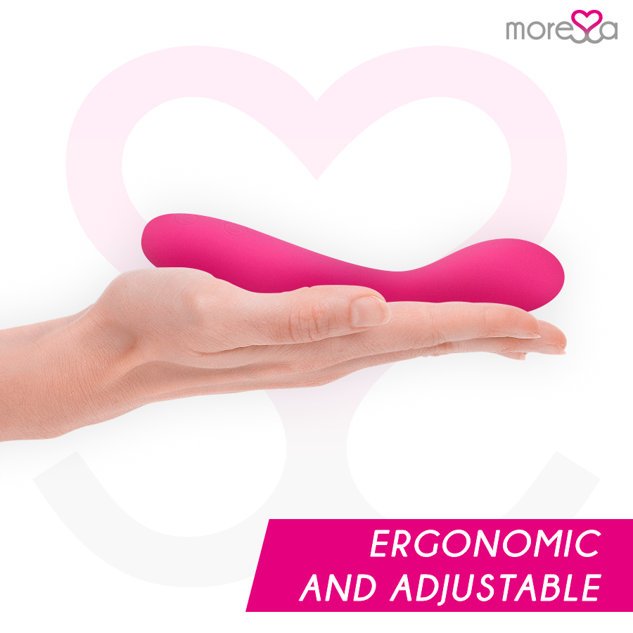 Silicone ricaricabile MORESSA Druso Premium in colore trasparente con dettagli eleganti, visibile dall'immagine.
