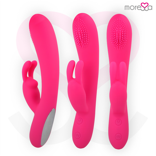 Immagine della molletta MORESSA GINO PREMIUM in silicone ricaricabile, con dettagli e superficie liscia del prodotto.