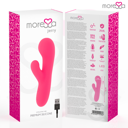 Silicone ricaricabile Jerry Premium di MORESSA, resistente e durevole, con design ergonomico e dettagli in silicone di alta qualità.