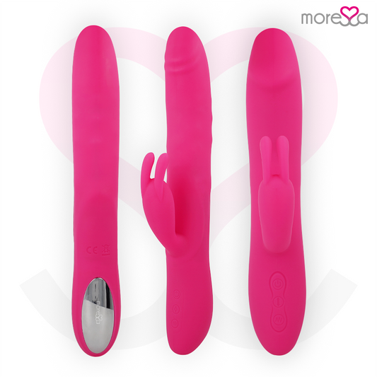 Silicone ricaricabile Molly Premium di MORESSA, design elegante e superficie liscia, visibile in immagine.