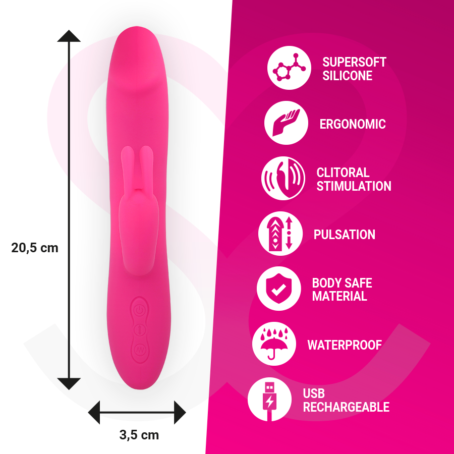 Silicone ricaricabile MORESSA Molly Premium, immagine mostra il design elegante e dettagli del dispositivo in primo piano.