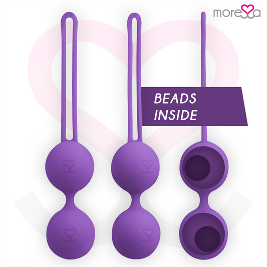 Anello MORESSA Osian Due in silicone premium color lilla, con superficie liscia e design elegante.
