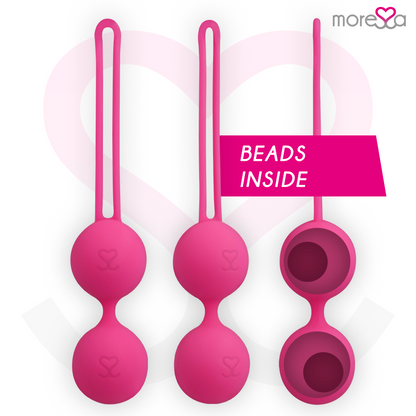 Anello MORESSA Osian Due in silicone premium rosa, con finitura liscia e design elegante, visibile in primo piano.