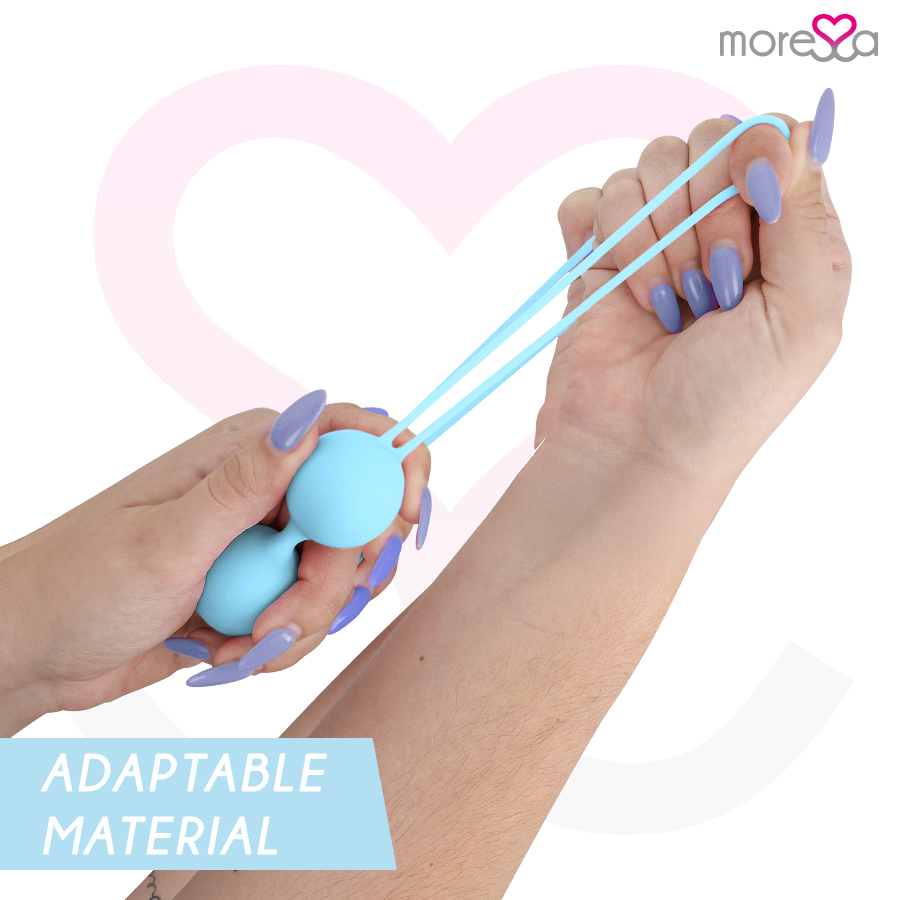 Bracciale MORESSA Osian Due in silicone premium color turchese, dettaglio di design moderno e colore vivace.
