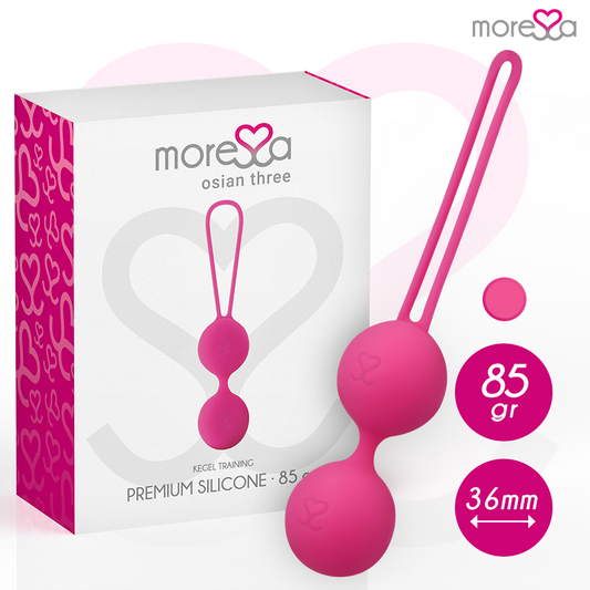 Anello in silicone rosa MORESSA Osian Tre Premium, con superficie liscia e dettagli eleganti, ideale per il comfort e lo stile.