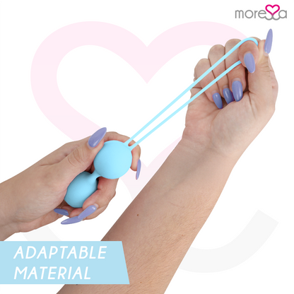 Set OSIAN premium in silicone turchese di MORESSA, con dettagli eleganti e finitura liscia, perfetto per uno stile raffinato.