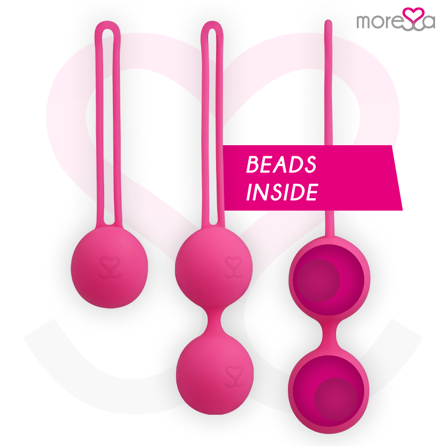 Set di silicone rosa MORESSA Osian Premium, include Osian One 51 g, Osian Two 101 g e Osian Three 85 g, per uso professionale e artigianale.