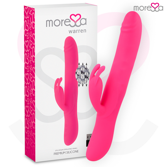 Silicone ricaricabile Warren Premium MORESSA, design elegante, superficie liscia e dettagli curati, ideale per utilizzo quotidiano.