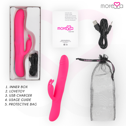 Silicone ricaricabile Warren Premium MORESSA, design elegante e tecnologia avanzata, mostrato in primo piano su sfondo neutro.
