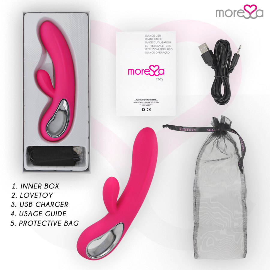 Penna in silicone MORESSA TROY Premium, ricaricabile, con design elegante e superficie liscia, ideale per scrivere e disegnare
