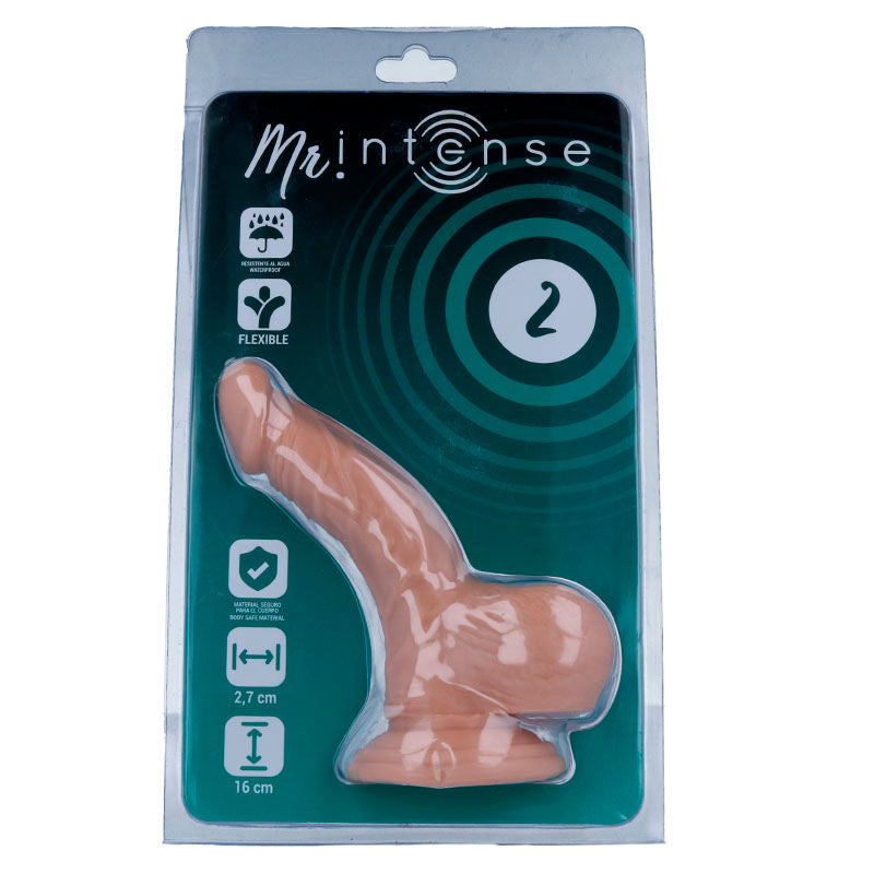 Realistici dildo MR. INTENSE, 16 cm, con dettagli realistici, due penetri in silicone di alta qualità, formato 16 cm.