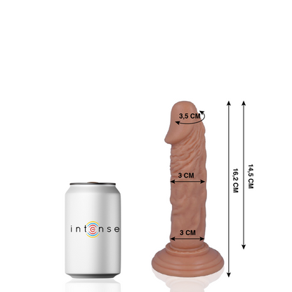Penis realistico MR. INTENSE, 16,2 cm, con dettagli realistici, mostrato in questa immagine.