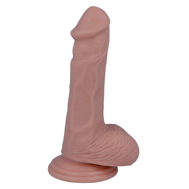 Penis realistico MR. INTENSE, lunghezza 16,5 cm, diametro 3,5 cm, con dettagli realistici e morbidi in silicone.