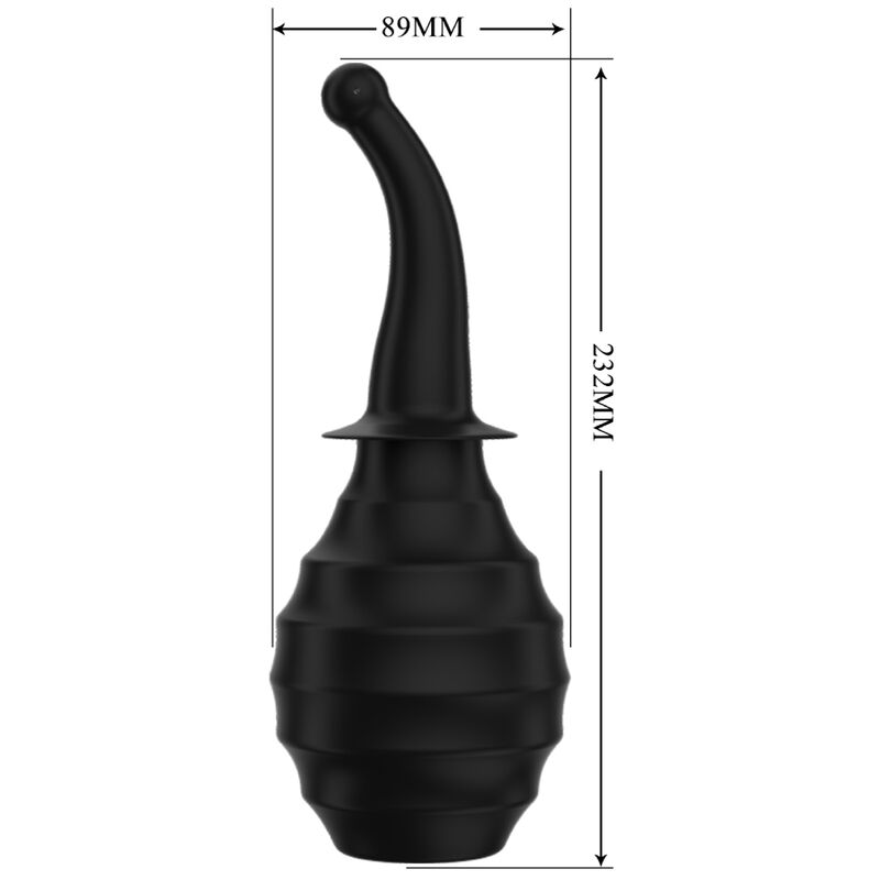 Dildo anale nero MR PLAY Super Power, design realistico e potente, ideale per stimolazione anale, materiale morbido e resistente.