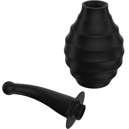 Dildo anale nero MR PLAY DOCCIA ANALE BLKM6 SUPER POWER con design robustto e dettagli realistici, ideale per uso personale.
