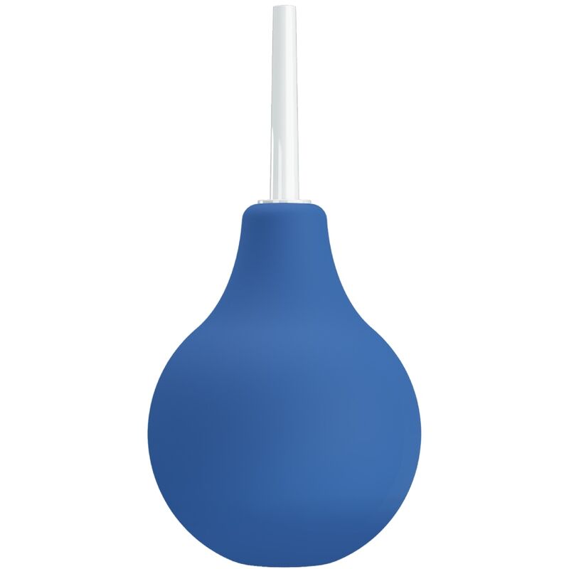 Doccia anale MR PLAY BlueB Super Power Blue, dispositivo in silicone blu con design ergonomico e dettagli realistici.
