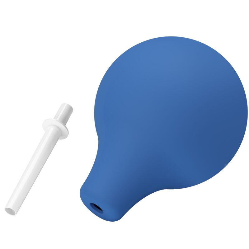 Doccia anale MR PLAY BlueB Super Power Blue, dispositivo in silicone blu per uso anale, dettagli visibili in immagine.
