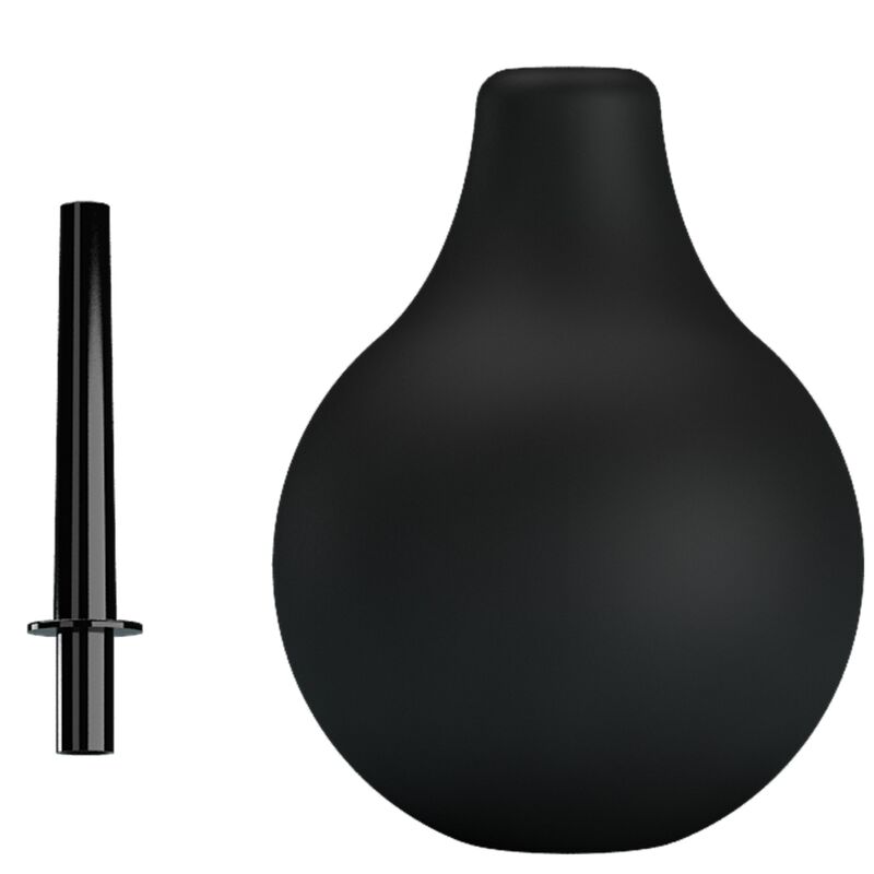 Dildo anale MR PLAY Pera BLKB nero, morbido e realistico, ideale per stimolazione anale, con design dettagliato e materiali di qualità.