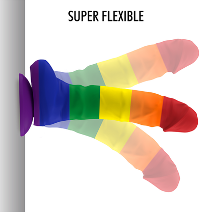 Dildo Mythology Corey Pride, formato M, con dettagli realistici e superficie liscia, ideale per stimolazione e piacere personale.