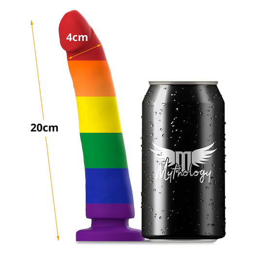 Dildo Devon Pride di MYTHOLOGY FANTASY DILDO, realistico, di alta qualità, con forma anatomica e superficie liscia.
