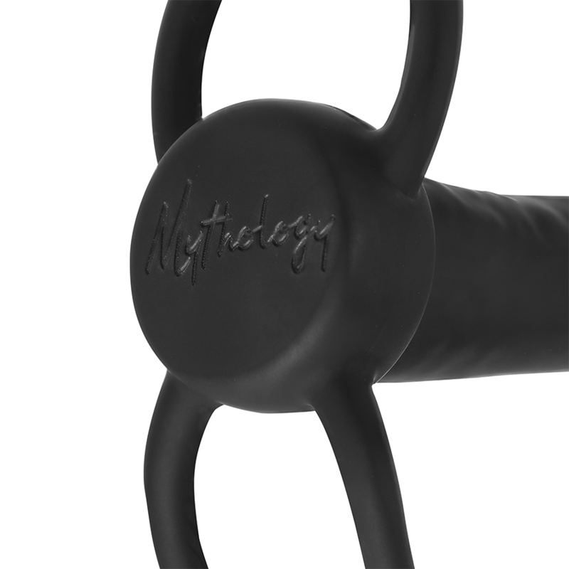 Dildo anale Cobi Onyx Mythology Fantasy, 13 cm in silicone con anello per pene e testicoli, dettagli realistici e lisci.