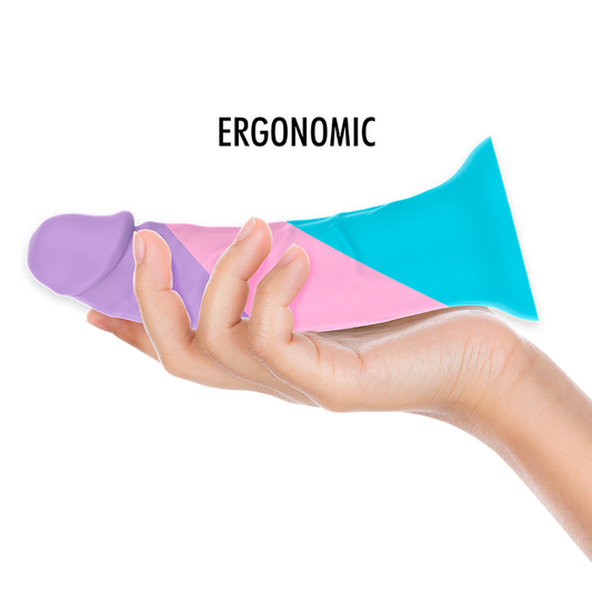 Dildo pastel di Mythology Fantasy Mythology, design realistico, color pastello, dettagli anatomici, ideale per piacere personale.