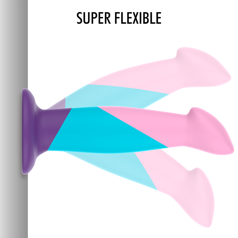 Dildo pastello Garrick della linea Mythology Fantasy Dildo, realistico e colorato, in silicone morbido e dettagliato.