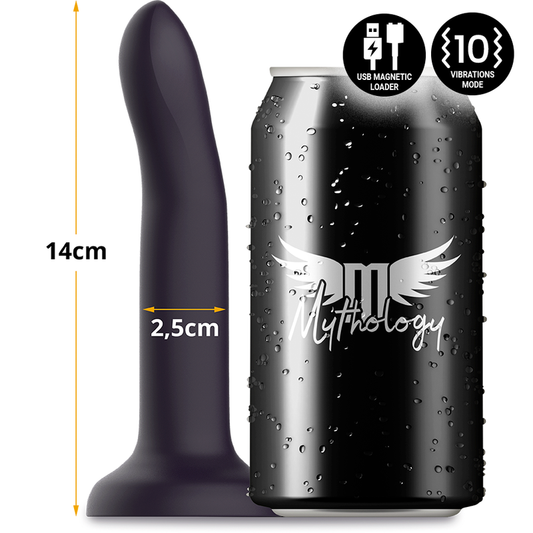 Dildo Mythology Duman Mystic S con tecnologia wireless, vibratore compatibile WatchMe, design realistico e dettagliato in silicone.