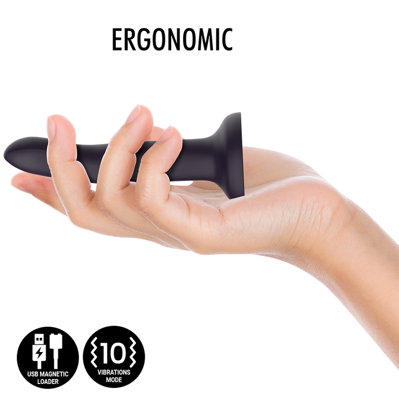 Dildo Mythology Duman Mystic S con tecnologia wireless, vibratore watchme, design elegante e compatibile con telecomando.