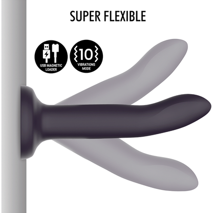 Vibratore MYTHOLOGY DUMAN MYSTIC DILDO S con tecnologia wireless, design ergonomico e compatibile con WatchMe.