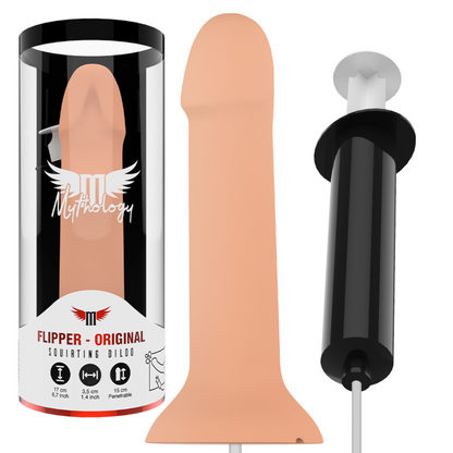 Dildo flipper Mythology Fantasy con dettagli realistici, design originale e superficie liscia, per stimolazione intensa e piacere.