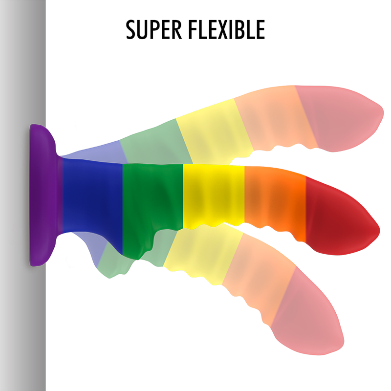 Dildo Mythology Il Suo Colby Pride della marca Mythology Fantasy Dildo, dettagli realistici e design ergonomico.