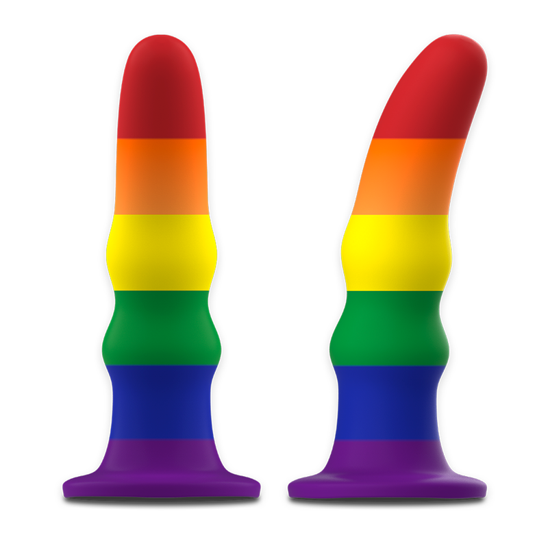 Dildo MYTHOLOGY KUNO PRIDE di piccole dimensioni, in silicone color carne, con design realistico e dettagli realistici.