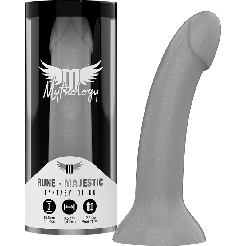 Dildo Mythology Rune Majestic S di Mythology Fantasy Dildo, dettagli realistici e design elegante, per esperienze di piacere.