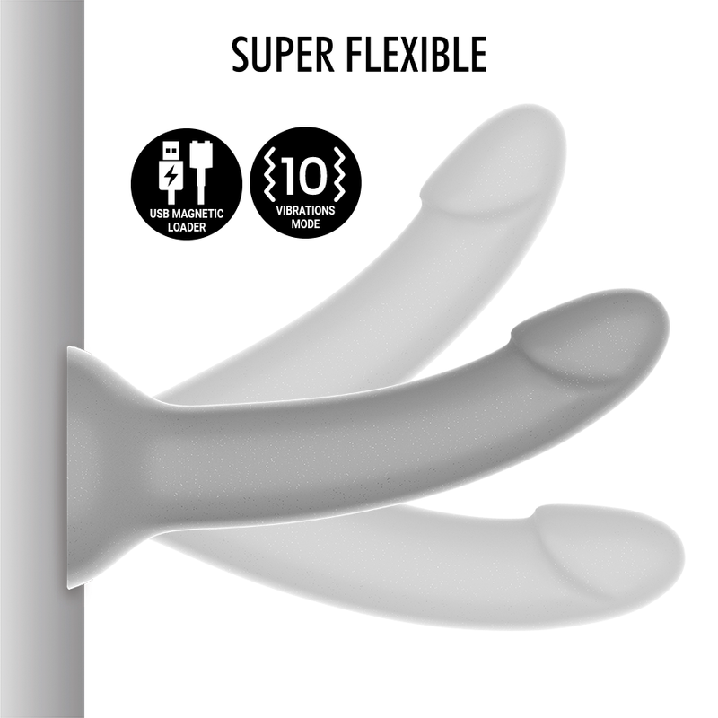 Dildo MYTHOLOGY RUNE MAJESTIC S con tecnologia wireless, vibratore watchme compatibile, design elegante e dettagli realistici