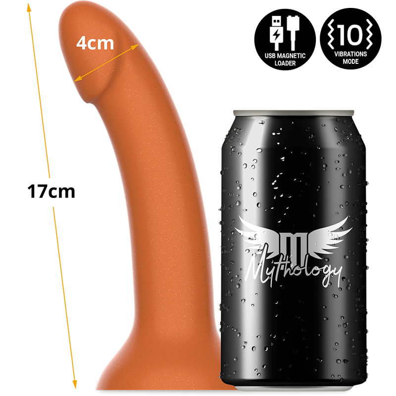 Dildo MYTHOLOGY Rune Royal M con tecnologia wireless, design elegante e compatibile con vibratore WatchMe, superficie liscia e dettagli distintivi