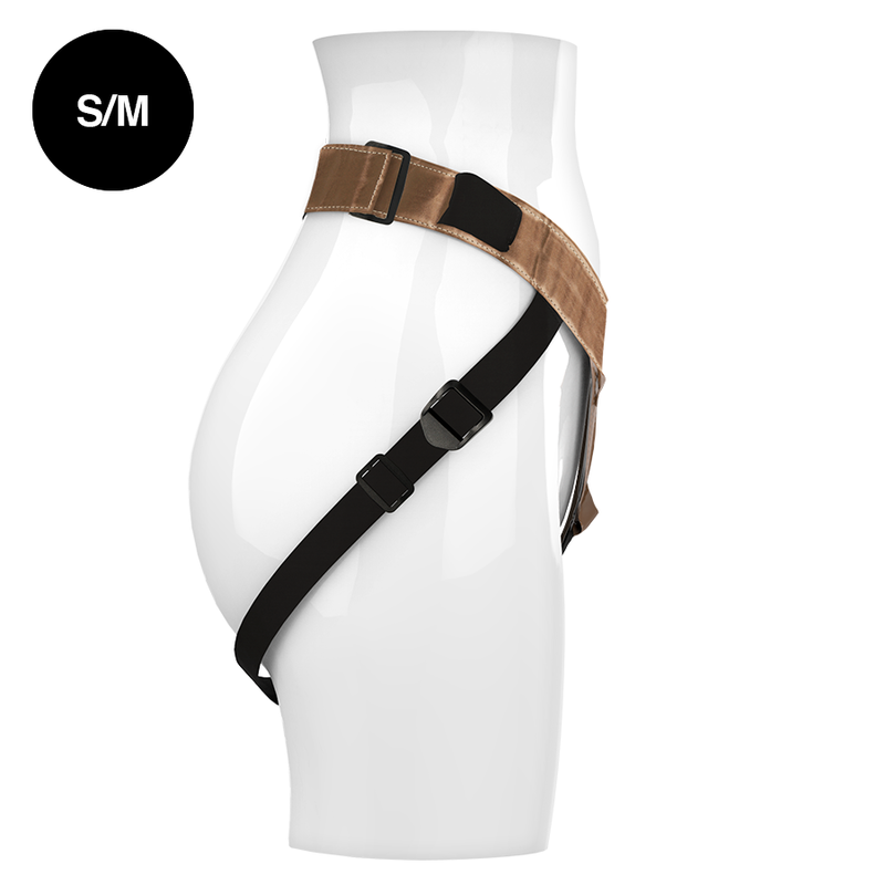 Pettorina in bronzo Mythology Fantasy Harness, modello S/M, con dettagli decorativi, adatta a cani di taglia media.