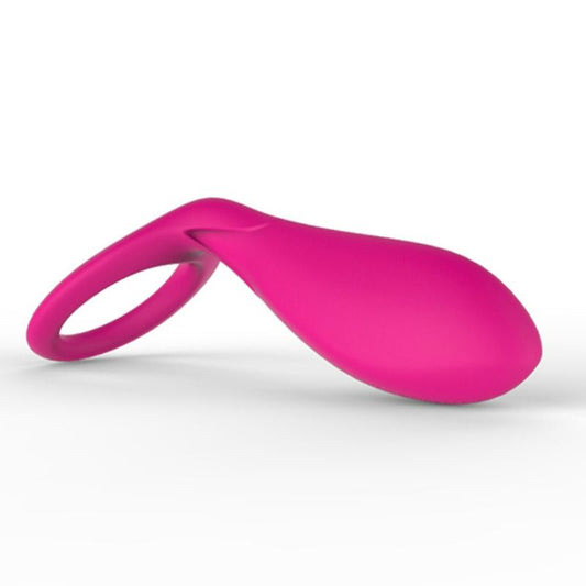Anello vibratore Nalone Tango nero con design ergonomico e superficie liscia, ideale per stimolazione sensuale.