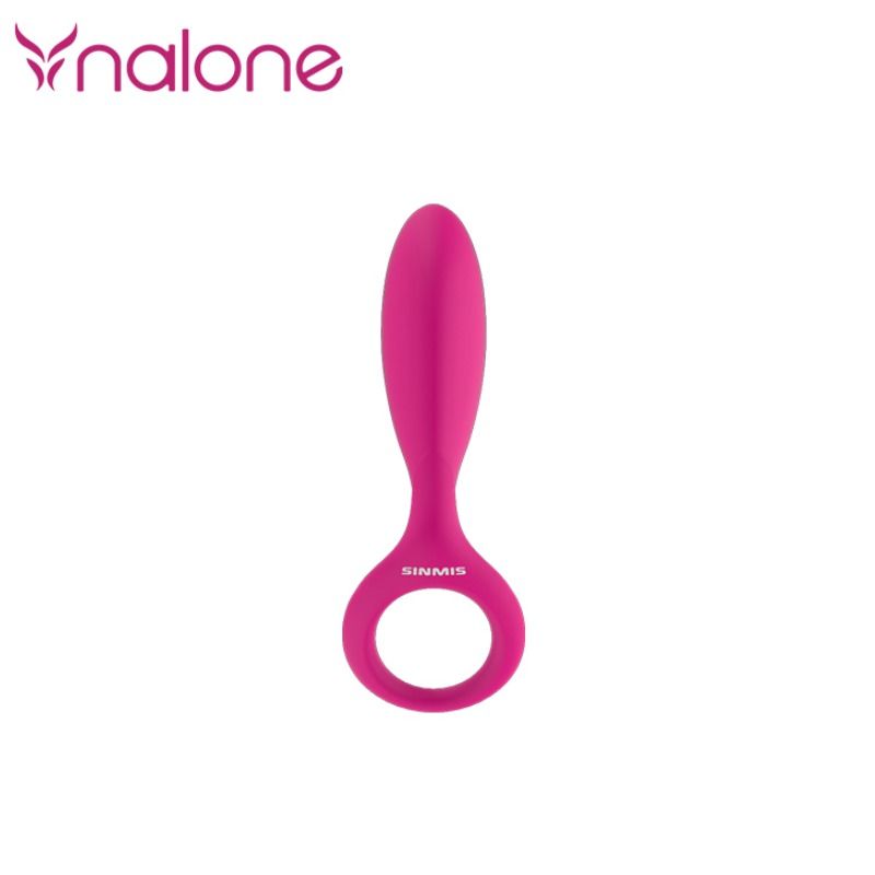 Anello vibratore Nalone Tango in silicone nero, con design ergonomico e superficie liscia, ideale per stimolazione personale.
