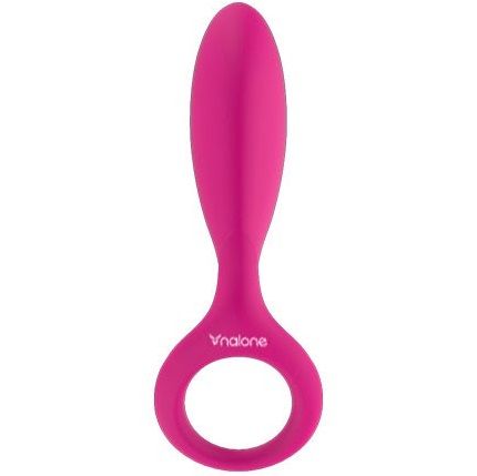Anello vibratore Nalone Tango in silicone nero, con design ergonomico e pulsanti di controllo, per stimolazione intensa.