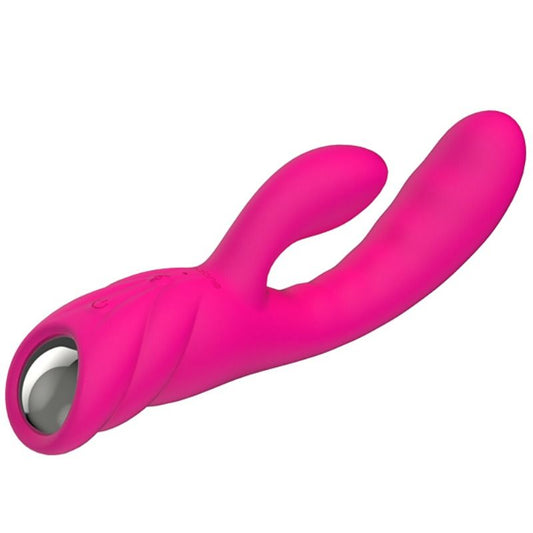 Vibratore Nalone Pure Rabbit con funzione calore, design ergonomico e dettagli morbidi, ideale per stimolazione e relax.